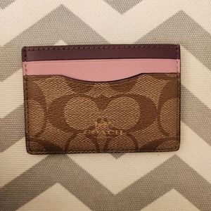 Coach card holder